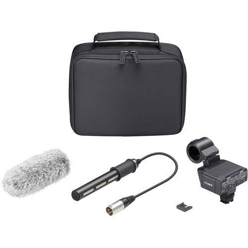 Sony XLR-K2M XLR Adapter Kit With Microphone XLR-K2M B&H Photo