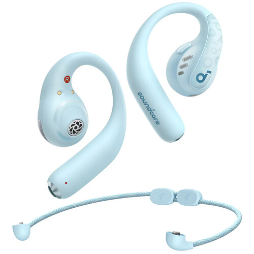 Soundcore by Anker AeroFit Pro Open-Ear Earbuds (Aqua Blue)