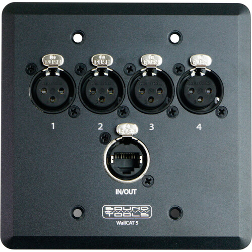 SoundTools WallCat 5 XLR Audio Over Cat5 (XLR Female Black)