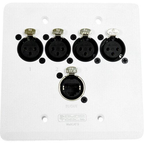 SoundTools WallCat 5 XLR Audio Over Cat5 (XLR Female White)