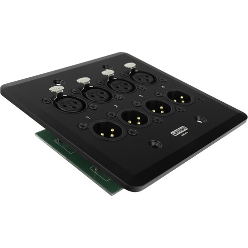 SoundTools WallCAT 2-Gang Analog Audio over Cat 5 Wall Plate (Black)