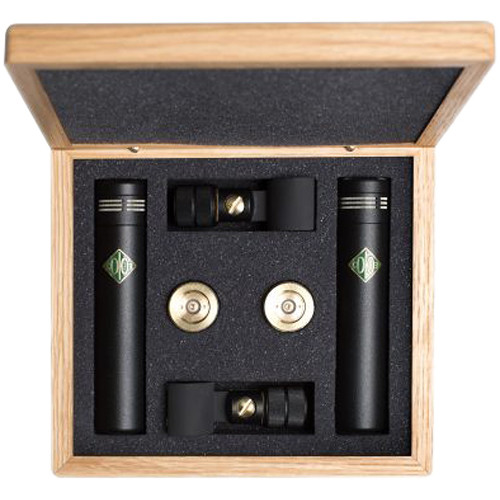 Soyuz Microphones Matched Pair of SU-013 Small-Diaphragm FET Microphones Set with Cardioid Hypercardioid and Omni Capsules (Black)