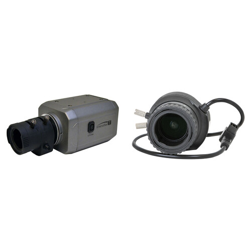 Speco Technologies Intensifier T HTINTT5T 2MP Indoor HD-TVI Box Camera with 2.8-12mm Varifocal Auto Iris Lens Kit