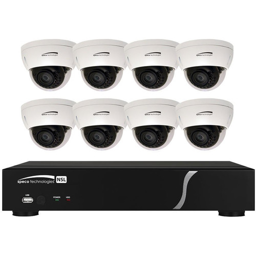 Speco Technologies ZIPL88D2 8Channel 8MP NVR with 2TB ZIPL88D2