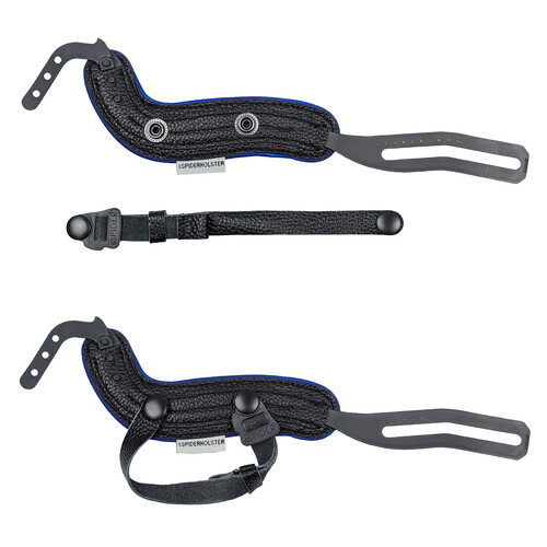 Spider Camera Holster SpiderPro Hand Strap v2 (Black with Blue Trim)