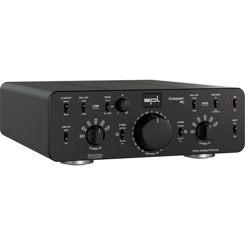 SPL Crossover Mk2 Active Analog 2-Way Crossover for Pro Audio and Hi-Fi Applications (Black)