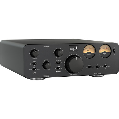 SPL Crossover - Active Analog 2-Way Crossover for Pro Audio and Hi-Fi Applications (Black)