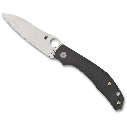 Spyderco Kapara Folding Knife (Satin Blade Black Handle)
