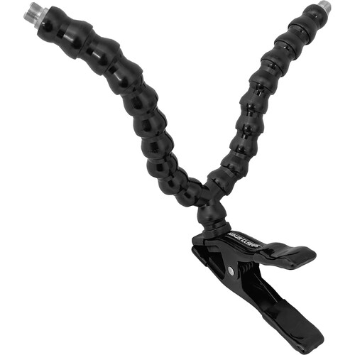 Stage Ninja 2MIC-12-CB Ninja Clamps SAI - Dual Microphone Mounts On Single Clamp Base (Black)