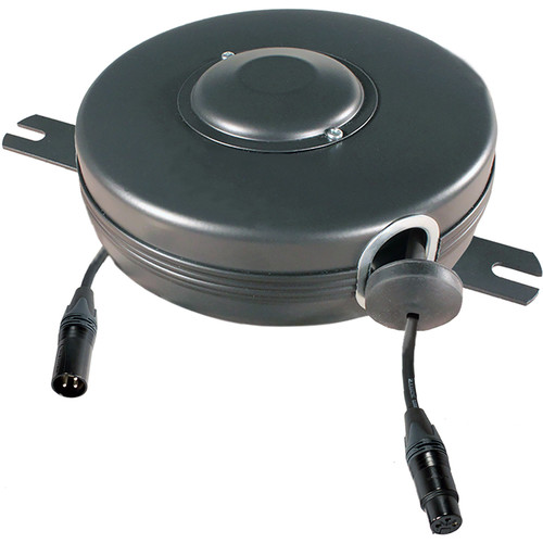 Stage Ninja XLR-21-S Retractable Female XLR Cable Reel (Black 19')
