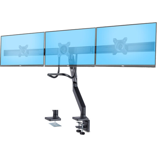 StarTech Triple-Monitor Crossbar Desk Stand for 17-27