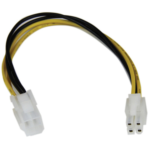 StarTech ATX12V 4 Pin Male/Female P4 CPU Power Extension Cable (8
