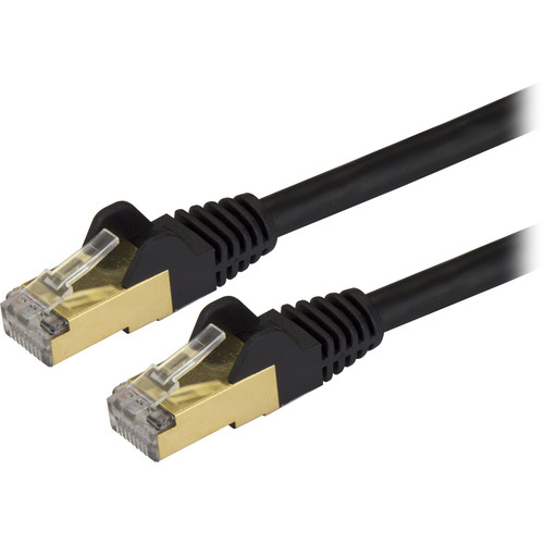 StarTech Cat 6a 10GbE RJ-45 Cable (5' Black)