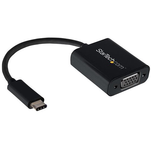 StarTech USB Type-C to VGA Adapter (Black) CDP2VGA B&H Photo