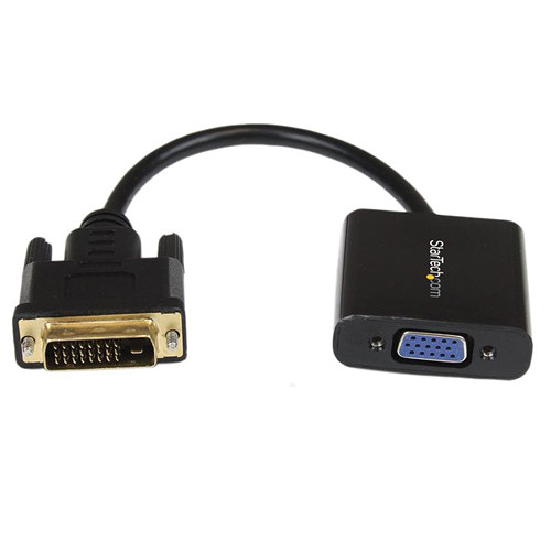StarTech DVI-D Male to VGA Female Active Adapter Converter Cable (Black 9.8