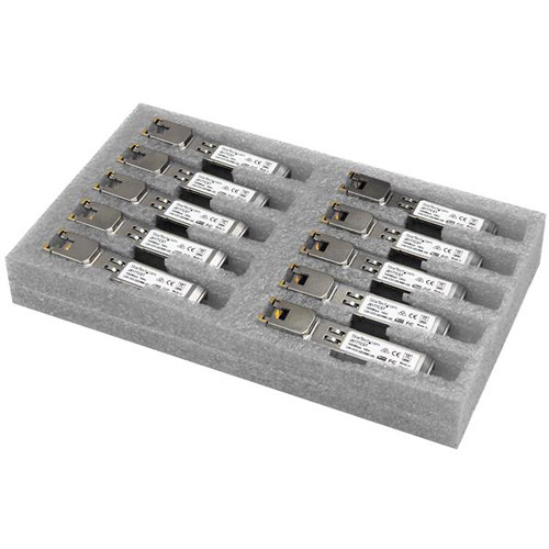 StarTech Gigabit RJ45 Copper SFP Transceiver Module - HP J8177C Compatible (10-Pack)