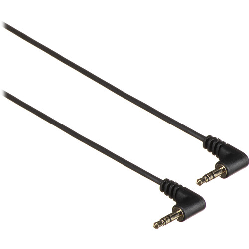 StarTech Right-Angle 3.5mm to Right-Angle 3.5mm Stereo Audio Cable (Black 6')