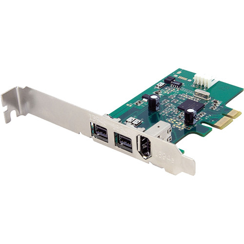 StarTech 3-Port FireWire 800/400 (1394b/a) PCIe Card Adapter