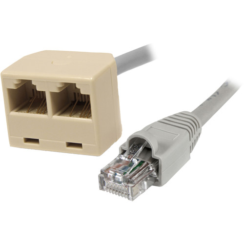 StarTech 2-to-1 RJ45 Splitter Adapter