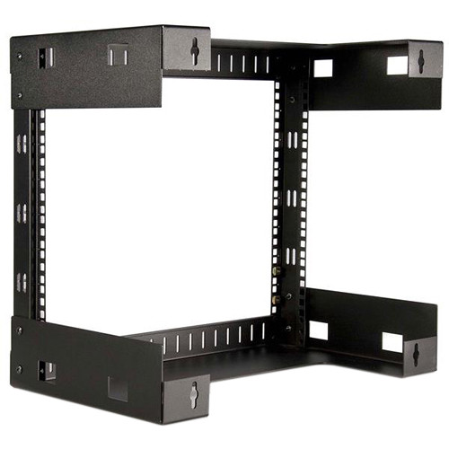 StarTech 8 RU Open-Frame Wall Mount Equipment Rack with 12