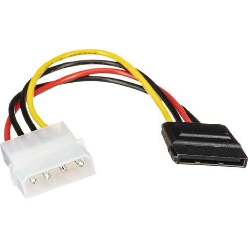 StarTech 4 Pin Molex to SATA Power Cable Adapter (6