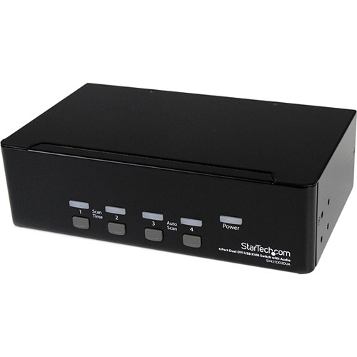 StarTech 4-Port Dual DVI 2.0 USB Hub KVM