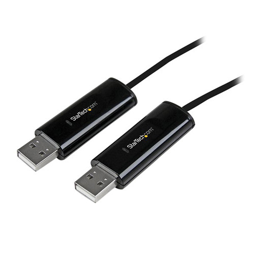 StarTech 2-Port USB Keyboard Mouse Switch Cable (6' Black)