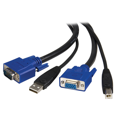 StarTech 2-in-1 USB KVM Cable (6' Black)
