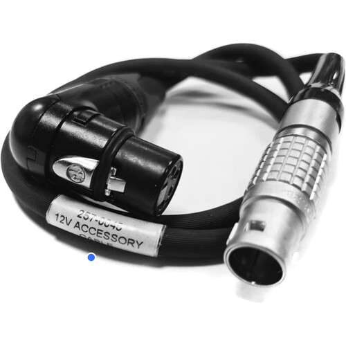 Steadicam 12V 3-Pin LEMO to Right-Angle 4-Pin XLR Volt Accessory Cable for M-Series Stabilizers (22