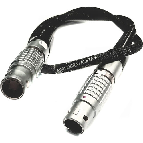 Steadicam 24V Straight 2b LEMO to Straight 4-Pin XLR Power Cable (22