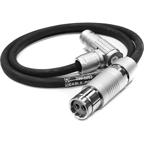 Steadicam 24V Right-Angle 2b LEMO to Right-Angle 10-Pin LEMO Power Cable (15