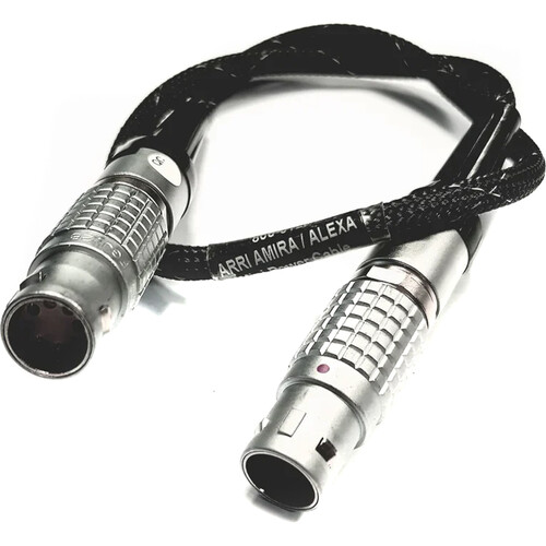 Steadicam 24V Straight 2b LEMO to Straight 10-Pin LEMO Power Cable (15