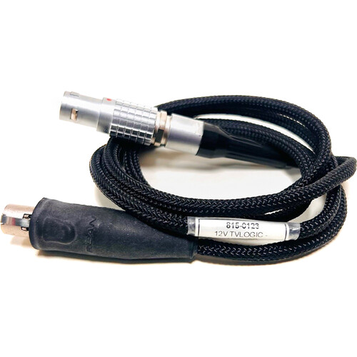 Steadicam 12V 8-Pin LEMO to 4-Pin Mini-XLR Power Cable for Select TVLogic Monitors (36