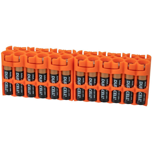 STORACELL AAA 24 Battery Holder (Orange)