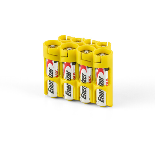 STORACELL AA/AAA Combo Battery Holder (Yellow)