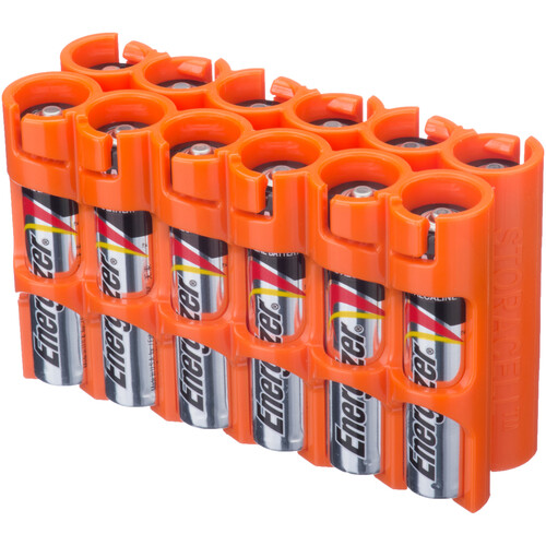 STORACELL AAA 12-Battery Case (Orange)