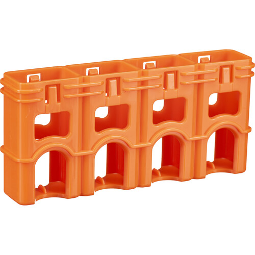 STORACELL SlimLine 9V Battery Holder (Orange)