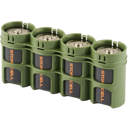 STORACELL SlimLine D4 Battery Holder (Military Green)