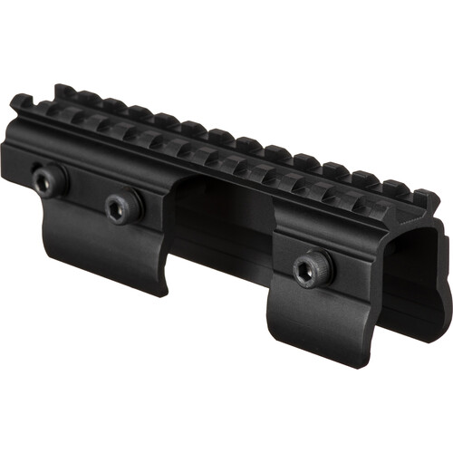 SOUSA Optics 1-Piece Scope Mount for Ruger Mk I/II (Receiver Clamp Screws Black Satin)