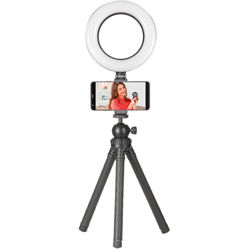 Sunpak Vlogging Kit with USBPowered BiColor Ring