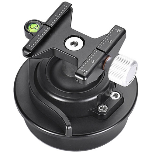 Sunwayfoto IB-40S Low Center of Gravity Ball Head with Picatinny/Nota Arca Swiss Adapter Clamp and Screw-Clamp