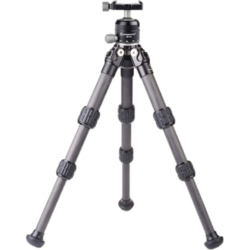 Sunwayfoto T1C30N-T3 Mini Carbon Fiber Tripod Legs with XB-28 Ball Head