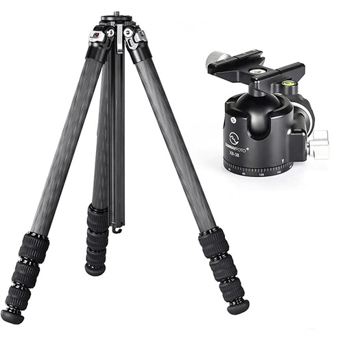Sunwayfoto T2541CE Ultra-Compact Carbon Fiber Tripod with XB-38&nbspLow Profile Ball Head
