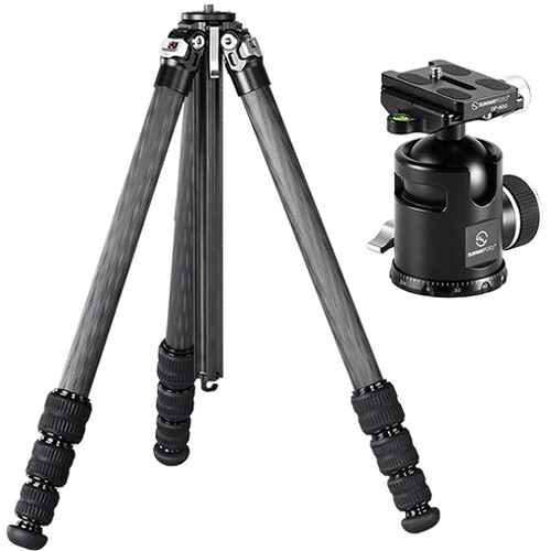 Sunwayfoto T2841CE Ultra-Compact Series Carbon Fiber Tripod and EB-44 Ball Head