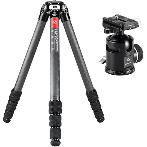 Sunwayfoto T3240 Master Series Carbon Fiber Tripod and EB-44 Ball Head