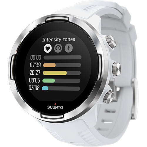 Suunto 9 Multisport GPS Watch with BARO and Wrist-Based Heart Rate (White)