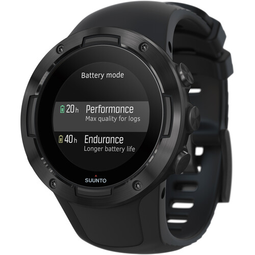 SUUNTO 5 GPS Sports Smartwatch (All Black) SS050299000 B&H Photo