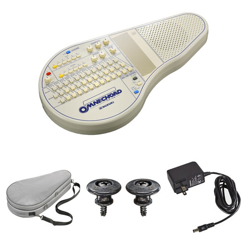 Suzuki Musical Instrument Corp Omnichord OM-108 Electronic Musical Instrument Kit with Bag Strap Buttons and Power Supply