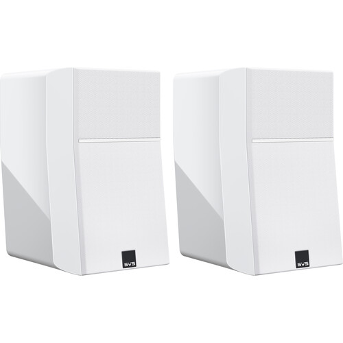 SVS Ultra Evolution Nano 2-Way Bookshelf Speakers (Piano Gloss White Pair)