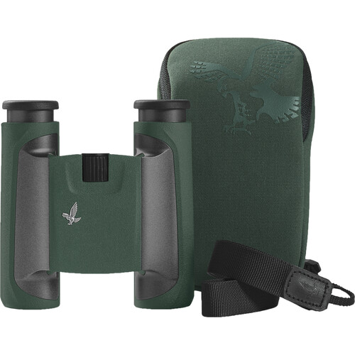 Swarovski 10x25 CL Pocket Mountain Binoculars (Green Wild Nature Accessory Package)